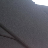 Viscose Nylon Stretch Ponte Knit Fabric, 380 gsm, 155 cm — Black, ref EF-271487 — photo 1