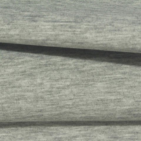 Grey Marl Scuba Knit, Poly-Viscose, 350 gsm