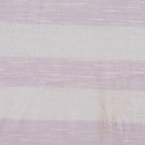 Heathered Lavender Horizontal-Stripe Chunky Knit, Poly-Acrylic