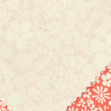 Cream Floral Rib Knit, Cotton-Poly — photo 1
