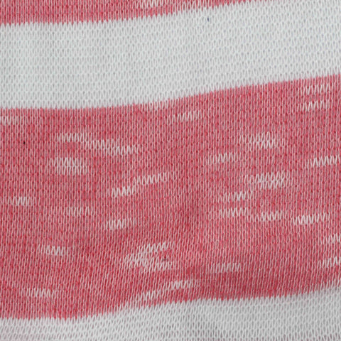 Red Horizontal-Stripe Jersey Knit