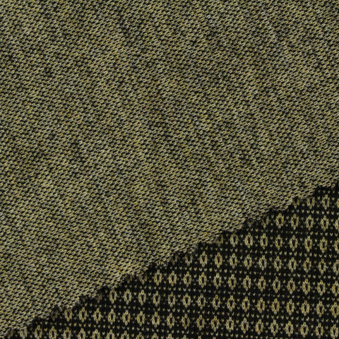 Gold Diamond Ponte Knit, Poly-Viscose