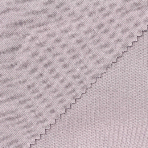Cotton Polyester Stretch Rib Knit Fabric, 230 gsm, 145 cm — Purple