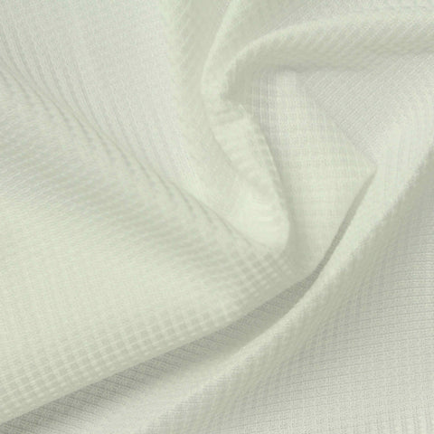 Polyester Stretch Waffle Knit Fabric, 150 gsm, 175 cm — Green