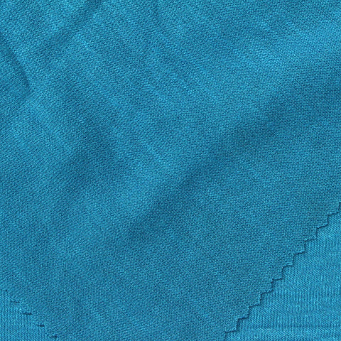 Heathered Blue Marl Jersey Knit, Viscose