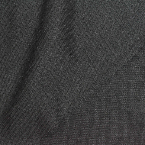 Viscose Polyester Stretch Ponte Knit Fabric, 260 gsm, 160 cm — Grey