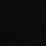 Black Marl Interlock Knit, Poly-Viscose, 415 gsm — photo 1