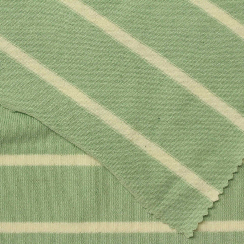 Sage Horizontal-Stripe Knit, Polyester