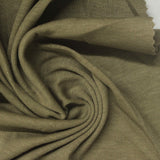 Tencel Lyocell Polyester Blend Rib Knit Fabric, 150 gsm, 150 cm — Khaki — photo 1