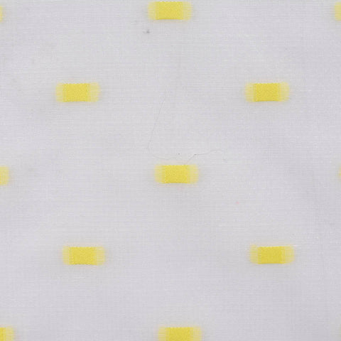 Jacquard Nylon Viscose Blend Woven Fabric, 47 gsm, 141 cm — White