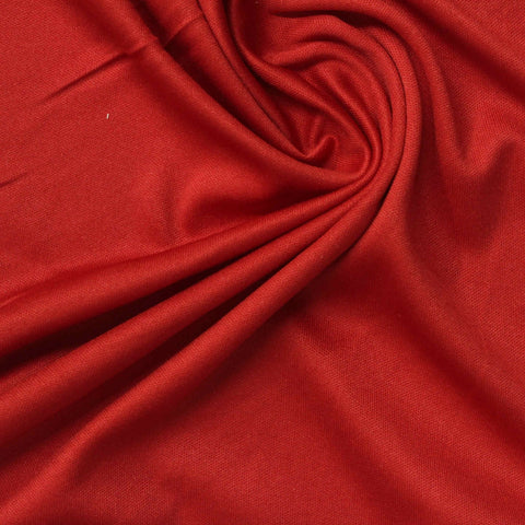 100% Polyester Interlock Knit Fabric, 100 gsm, 160 cm — Red