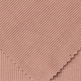 Polyester Stretch Rib Knit Fabric, 310 gsm, 140 cm — Pink — photo 1