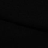 Polyester Stretch Interlock Knit Fabric, 305 gsm — Black — photo 1