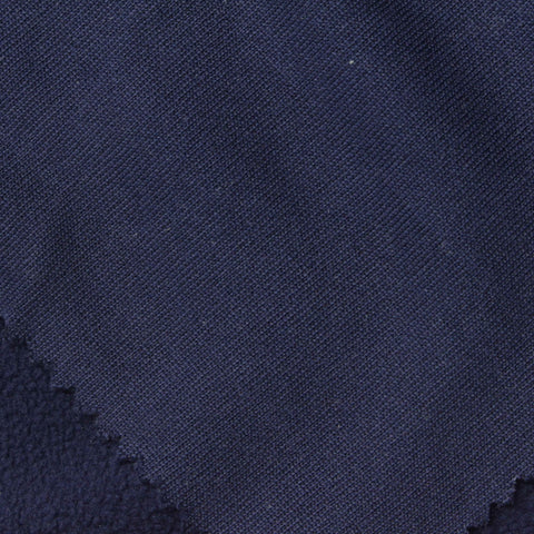 100% Polyester Fleece Fabric, 180 gsm, 150 cm — Navy