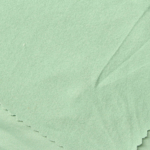 Brushed Polyester Stretch Milk Silk Knit Fabric, 145 gsm, 168 cm — Green