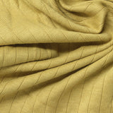 100% Cotton Rib Knit Fabric, 200 gsm, 175 cm — Yellow — photo 1