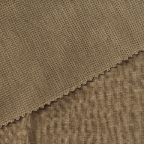 Tencel Lyocell Stretch Jersey Knit Fabric, 125 gsm, 165 cm — Khaki, ref EF-274520