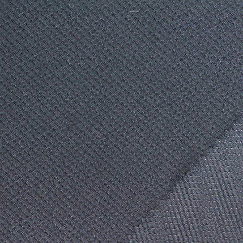 Polyester Stretch Jersey Knit Fabric, 230 gsm, 157 cm — Navy