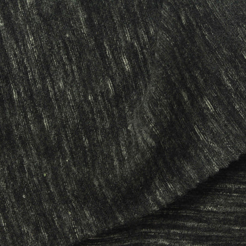 Dark Grey Marl Jersey Knit, 222 gsm