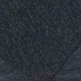 Dark Blue Heathered-Marl Rib Knit, Poly-Viscose — photo 1