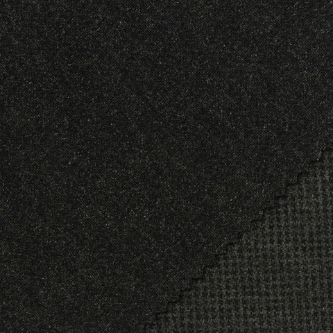 Jacquard Viscose Polyester Stretch Knit Fabric, 390 gsm, 150 cm — Grey