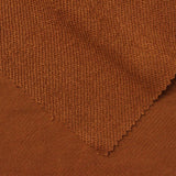 Polyester Cotton French Terry Fabric, 248 gsm — Brown — photo 1