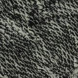 Black Abstract Chunky Knit, Polyester, 198 gsm — photo 1
