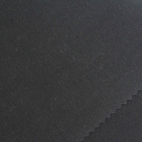 Cotton Polyester Stretch Scuba Knit Fabric, 330 gsm — Grey, ref EF-270120