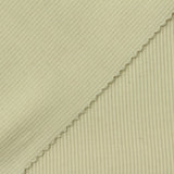 Cotton Stretch Rib Knit Fabric, 340 gsm, 150 cm — Khaki — photo 1