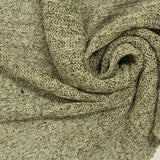 Polyester Viscose Stretch Rib Knit Fabric, 190 gsm, 150 cm — Khaki — photo 1