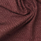 Polyester Viscose Stretch Rib Knit Fabric, 190 gsm, 145 cm — Red — photo 1