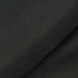 Polyester Viscose Stretch Twill Fabric, 268 gsm, 149 cm — Black — photo 1