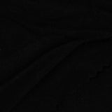 Viscose Stretch Jersey Knit Fabric, 160 gsm, 180 cm — Black — photo 1