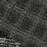 Black Horizontal-Stripe Bouclé, Cotton-Poly, 270 gsm — photo 1