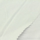 100% Cotton Piqué Knit Fabric, 180 gsm, 163 cm — White — photo 1