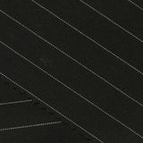 White Horizontal-Stripe Ponte Knit, Viscose-Nylon, 260 gsm — photo 1