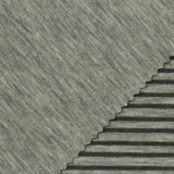 Dark Grey Horizontal-Stripe Scuba Knit, Poly-Viscose — photo 1