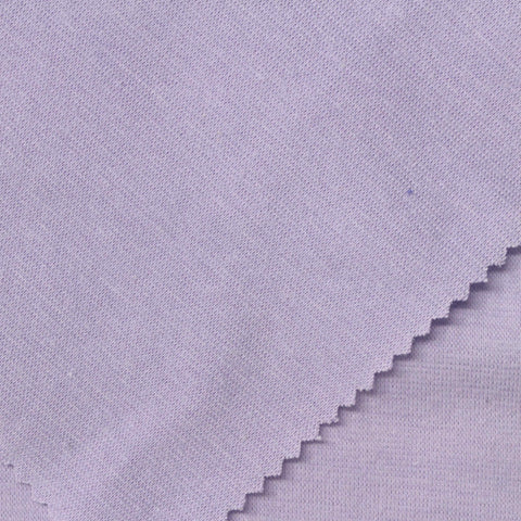 Cotton Stretch Rib Knit Fabric, 320 gsm, 160 cm — Purple