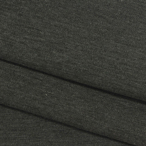 Dark Charcoal Marl Ponte Knit, Viscose-Nylon