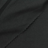 Polyester Cotton Jersey Knit Fabric, 133 gsm, 182 cm — Black — photo 1