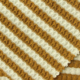 Mustard Horizontal-Stripe Chunky Knit, Cotton-Viscose — photo 1
