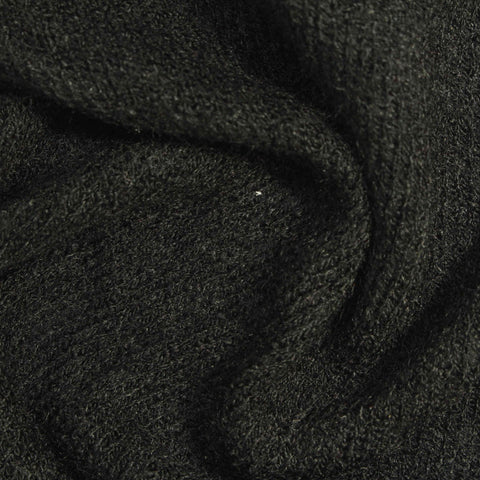 Dark Grey Marl Chunky Knit, Acrylic-Poly, 201 gsm