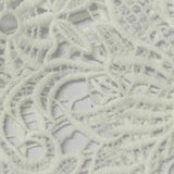 Cream Floral Knit, Polyester — photo 1