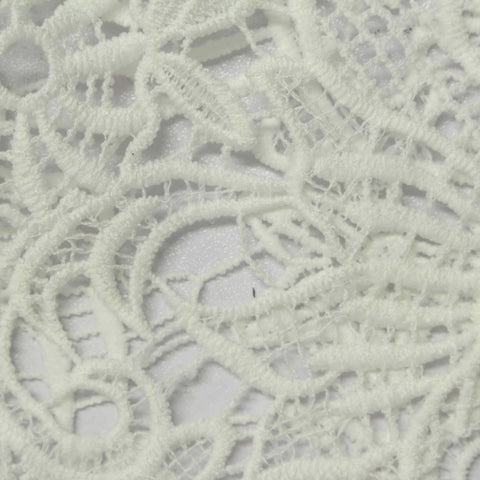 Cream Floral Knit, Polyester