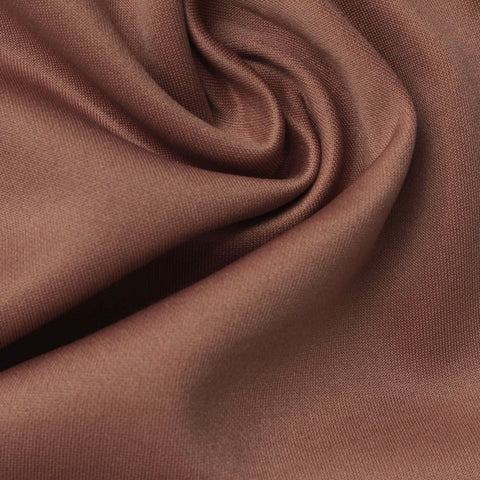 Modal Polyester Stretch Scuba Knit Fabric, 220 gsm, 170 cm — Brown