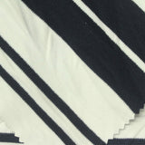 Navy Horizontal-Stripe Knit, Cotton, 290 gsm — photo 1