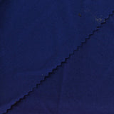 Polyester Stretch Linen-Look Fabric, 240 gsm, 160 cm — Navy — photo 1