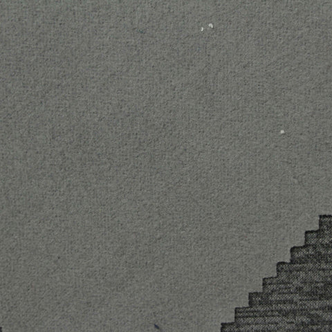 Dark Grey Heathered-Marl Scuba Knit, Polyester, 220 gsm, 150 cm