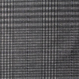 Black Houndstooth Jersey Knit, Polyester, 330 gsm — photo 1