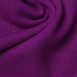 Cotton Polyester Stretch Velvet Fabric, 300 gsm, 165 cm — Purple — photo 1